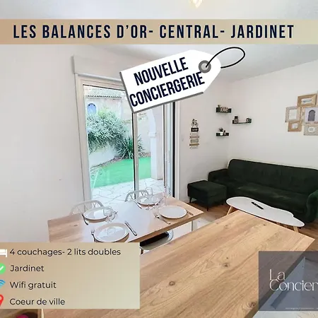 Les Balances D'or-central-jardinet-laconciergerie Poitiers
